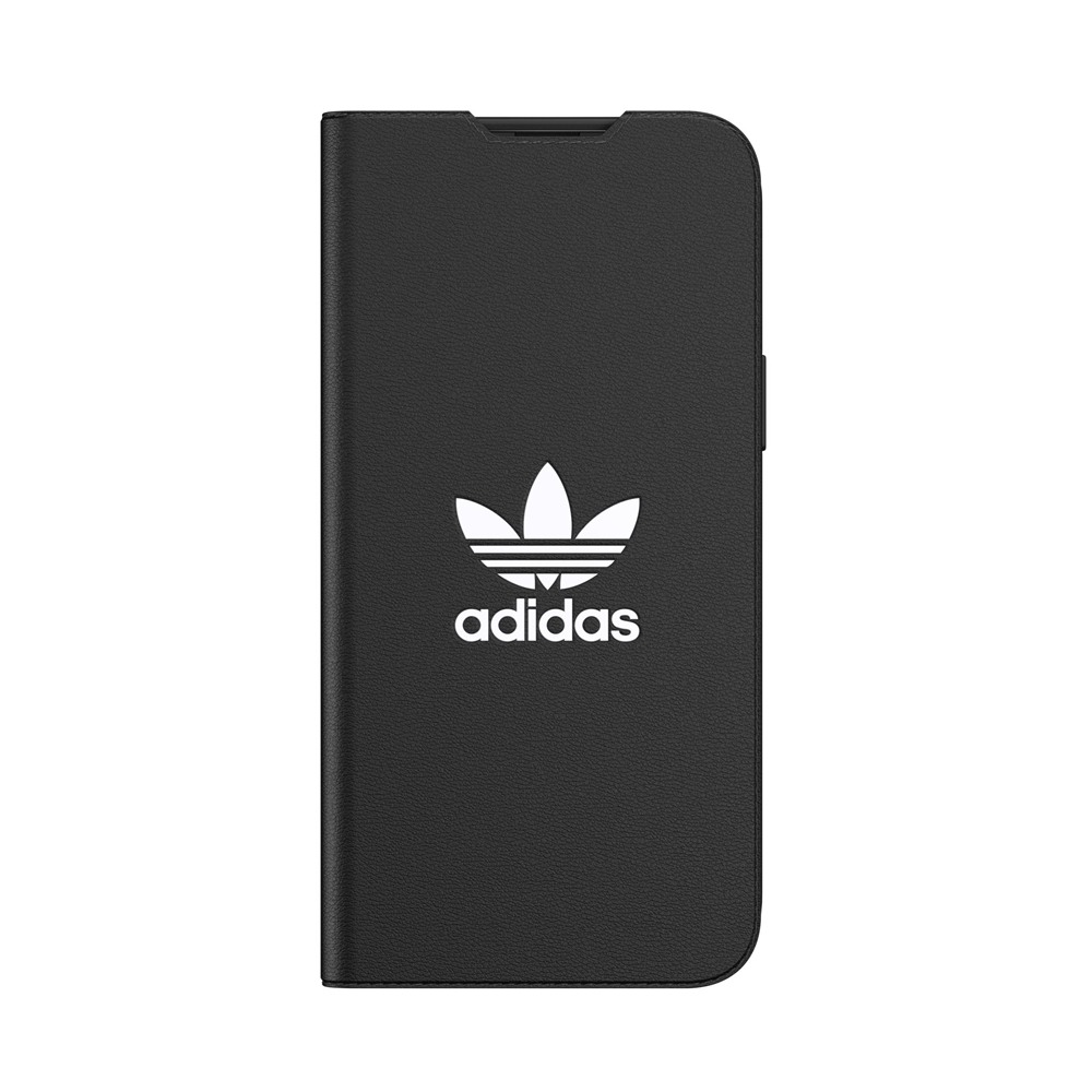 【アウトレット】iPhone 13 Pro Max adidas アディダス OR Booklet Case BASIC FW21 black/white