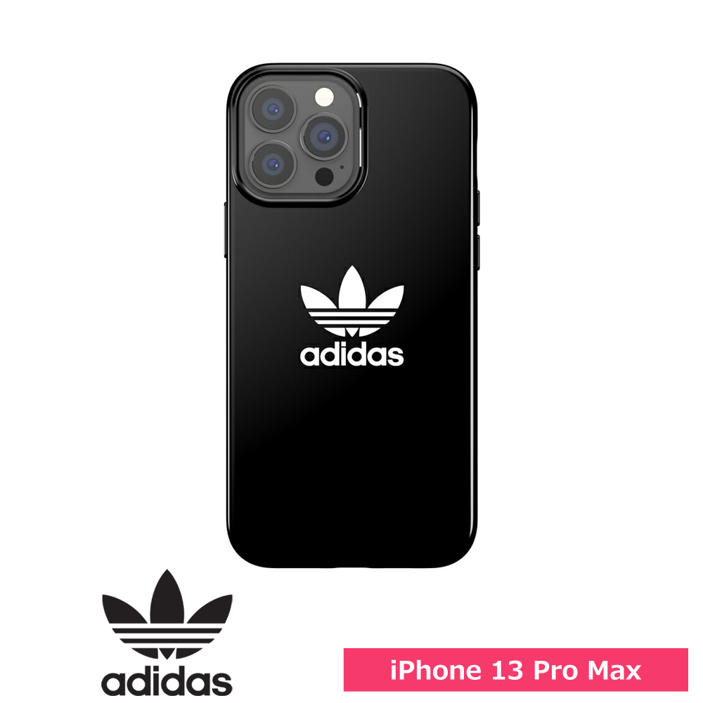 adidas アディダス スマホケース TPU iPhone13ProMax TPU ロゴ ブラック 2021 OR Snap Case Trefoil FW21 Black