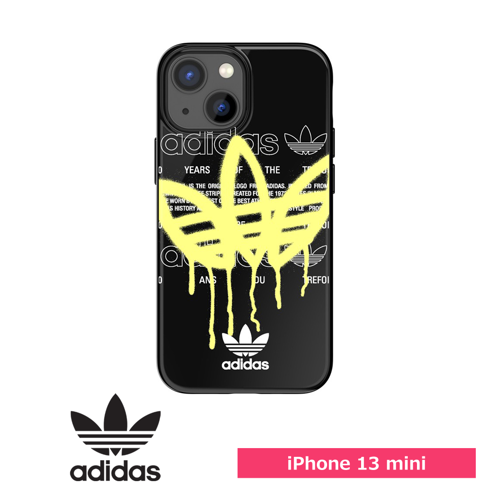 adidas iPhone 13 mini OR Snap Case Summer Graffiti AOP SS22 black/yellow