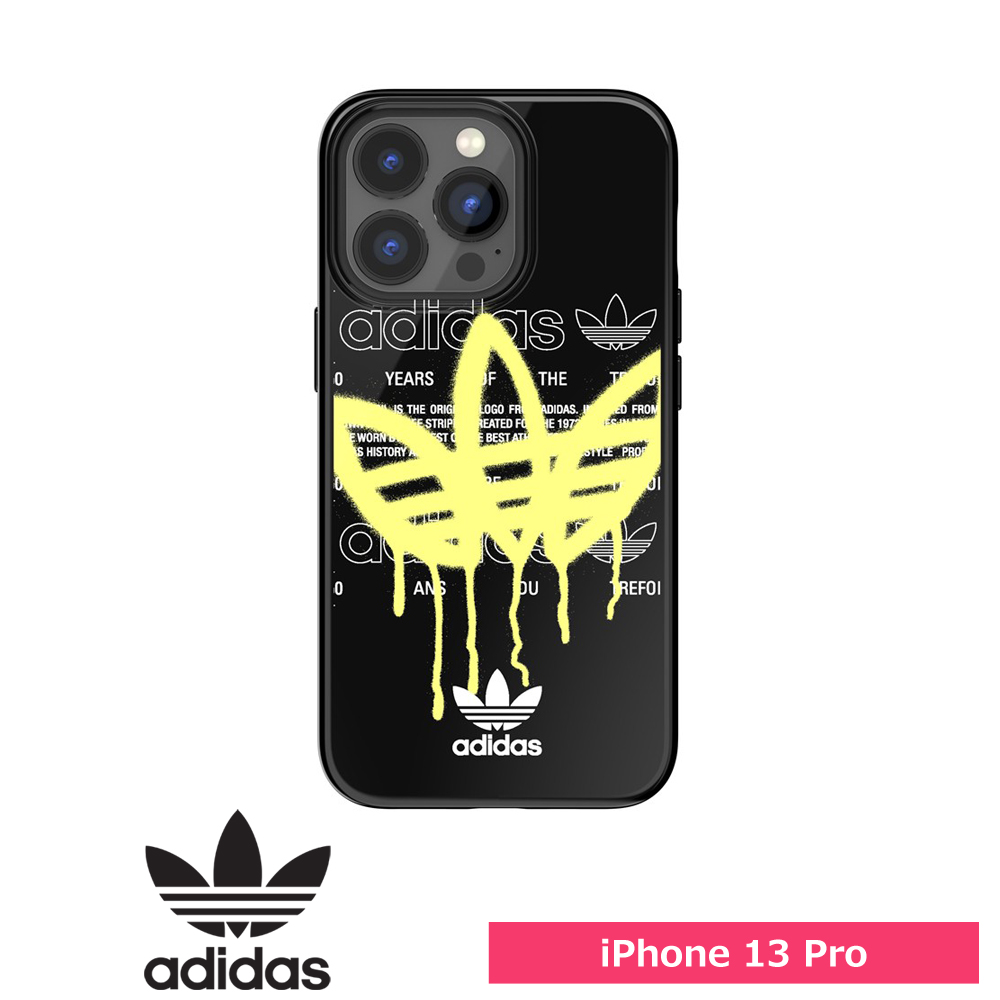 adidas iPhone 13 Pro OR Snap Case Summer Graffiti AOP SS22 black/yellow