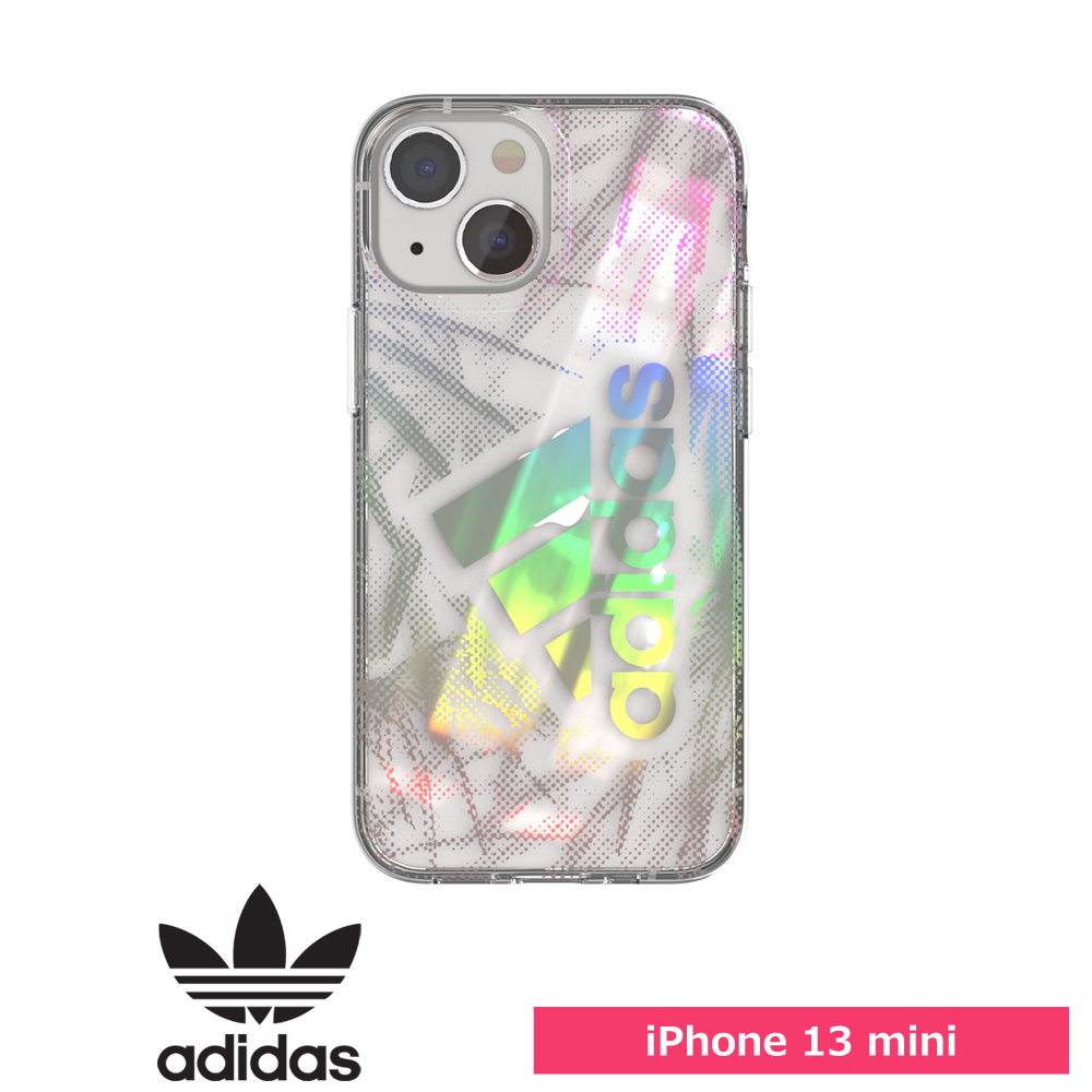 adidas iPhone 13 mini SP Moulded Case Palm tree SS22 holographic