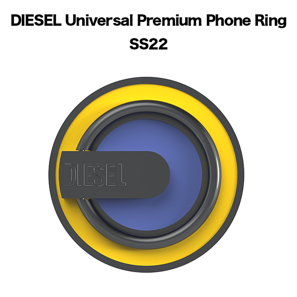 DIESEL ディーゼル Universal Premium Phone Ring SS22 yellow/blue 48313