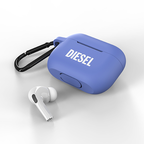 DIESEL ディーゼル Airpods Pro case silicone SS22 blue/white 48321 