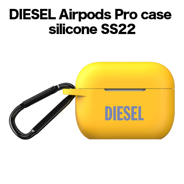 DIESEL ディーゼル AirpodsPro case silicone SS22 yellow/blue 48322