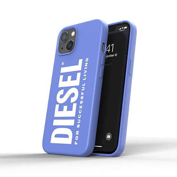 DIESEL ディーゼル iPhone 13 Silicone case SS22 blue/white 49290  【公式】トレテク！ソフトバンクセレクション オンラインショップ SoftBank SELECTION