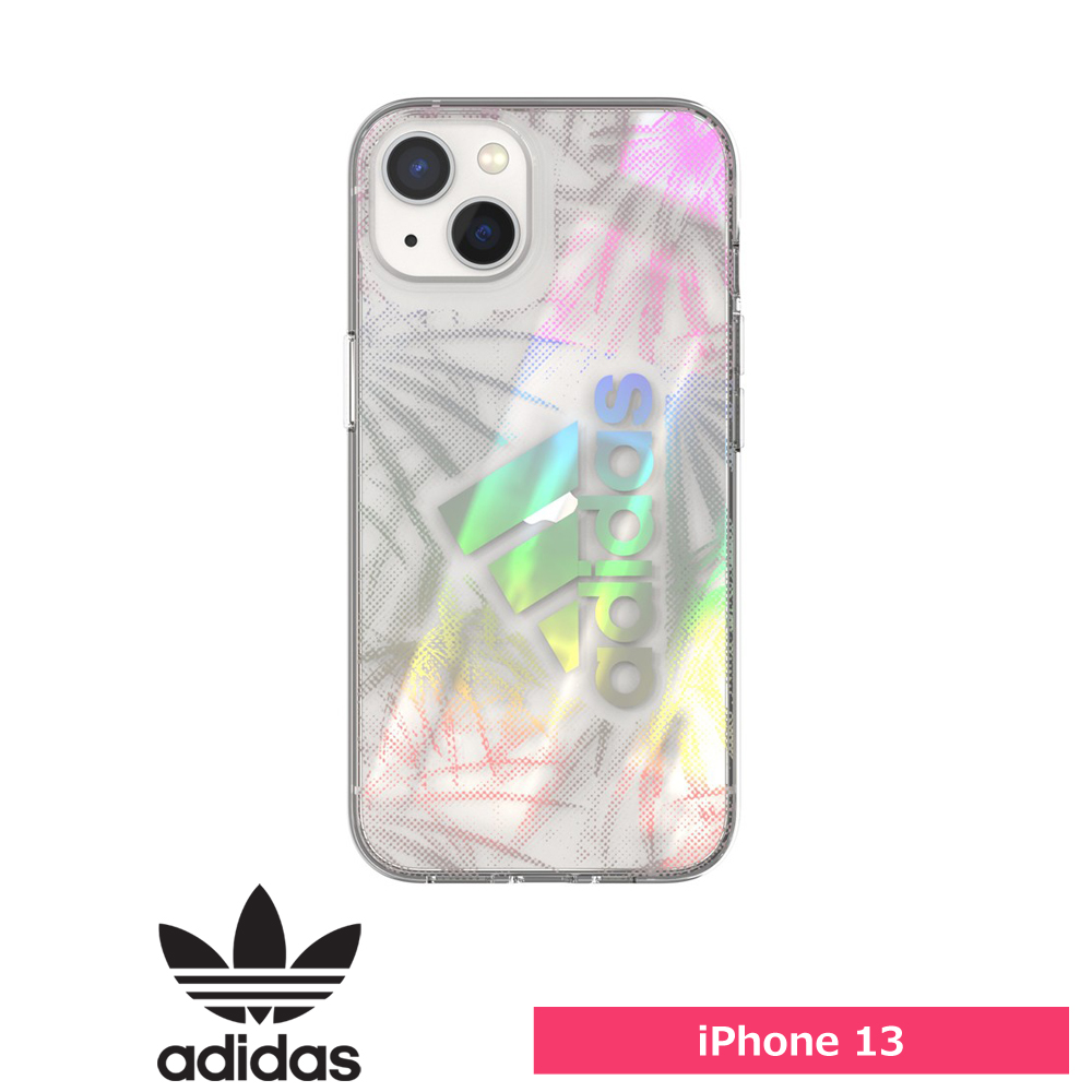 adidas iPhone 13 SP Moulded Case Palm tree SS22 holographic