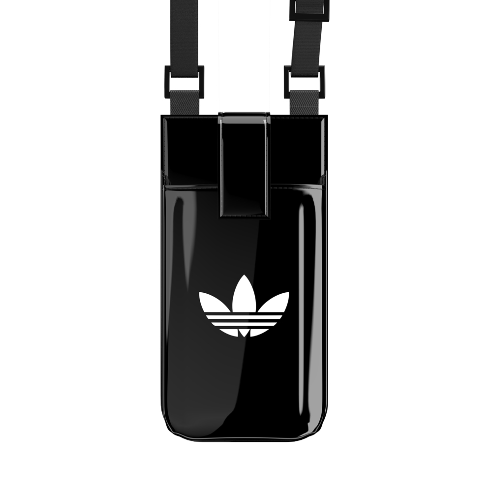アディダス AdidasUniversal OR pouch patent PU FW22 black/white ショルダー ストラップ