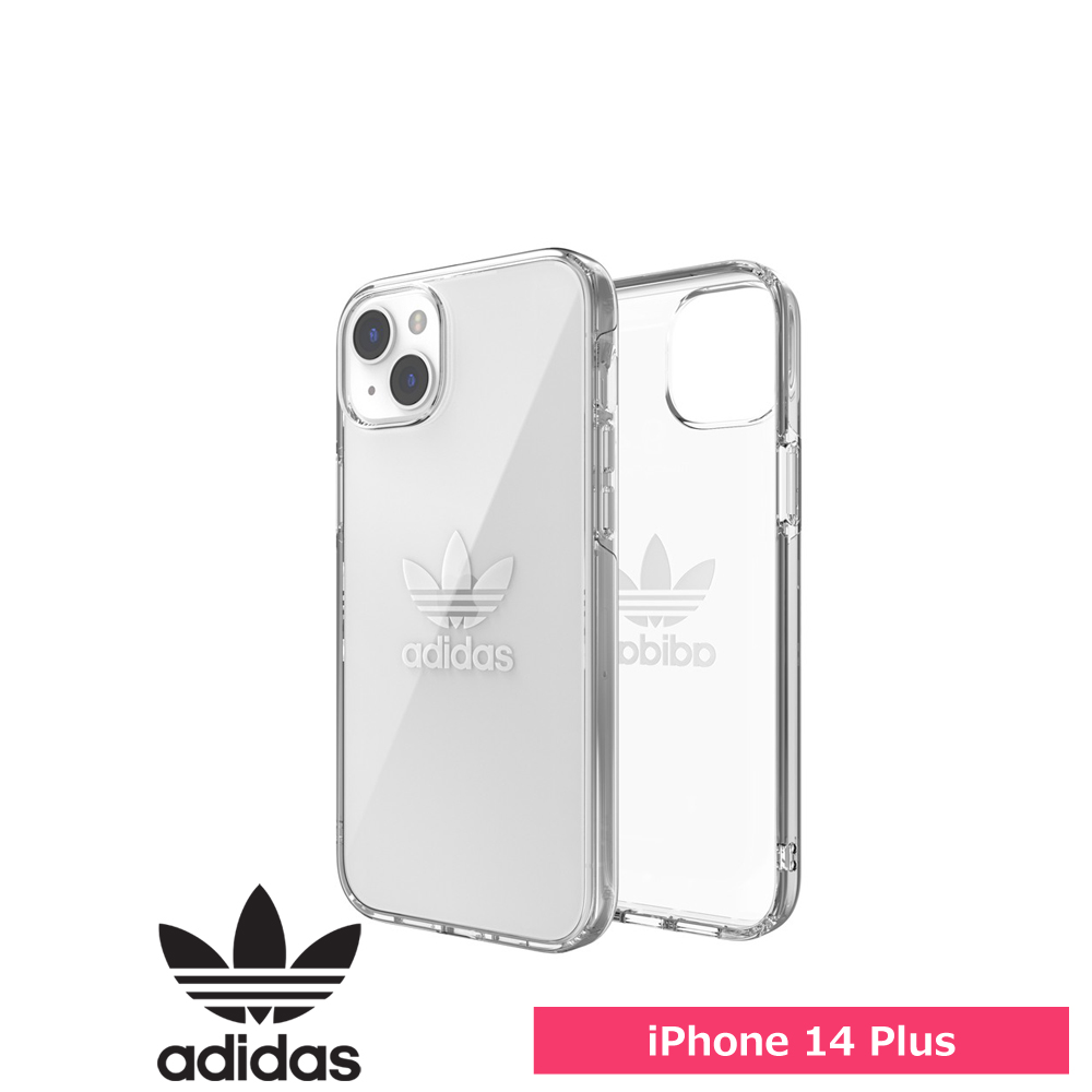 【サイズ:iPhone13_色:ホワイトxブラック・ロゴ】アディダス iPhon