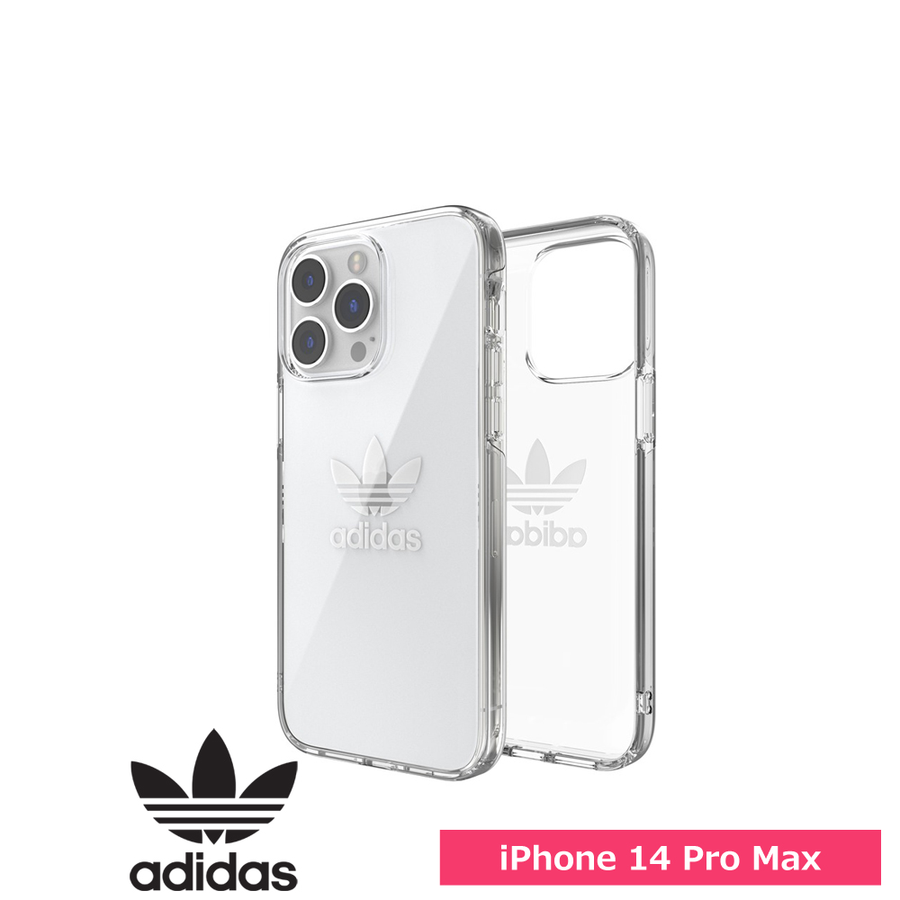 Adidas アディダス iPhone 14 Pro Max OR Protective Clear Case FW22 clear