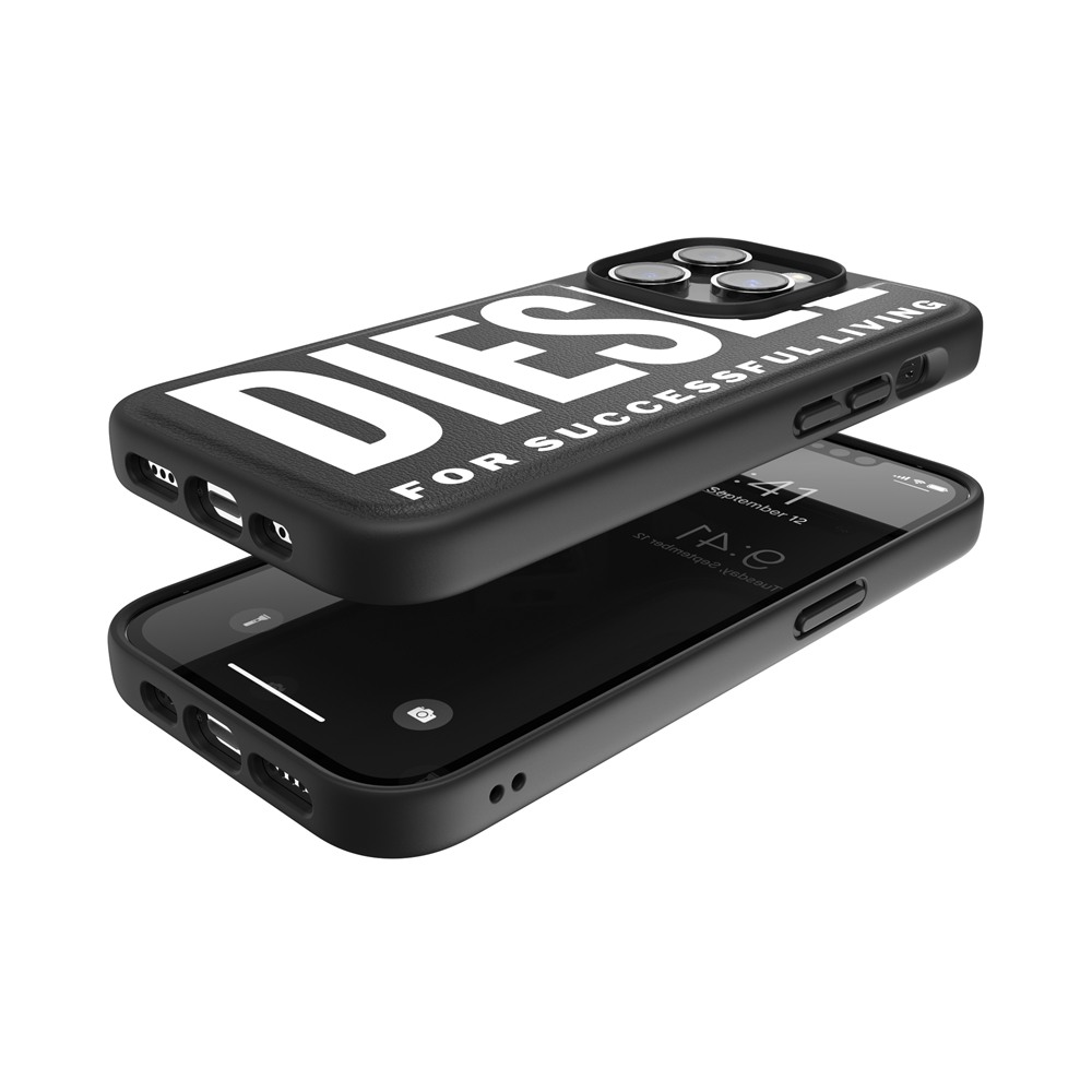DIESEL ディーゼル iPhone 14 Pro Moulded Case Core FW22 black/white