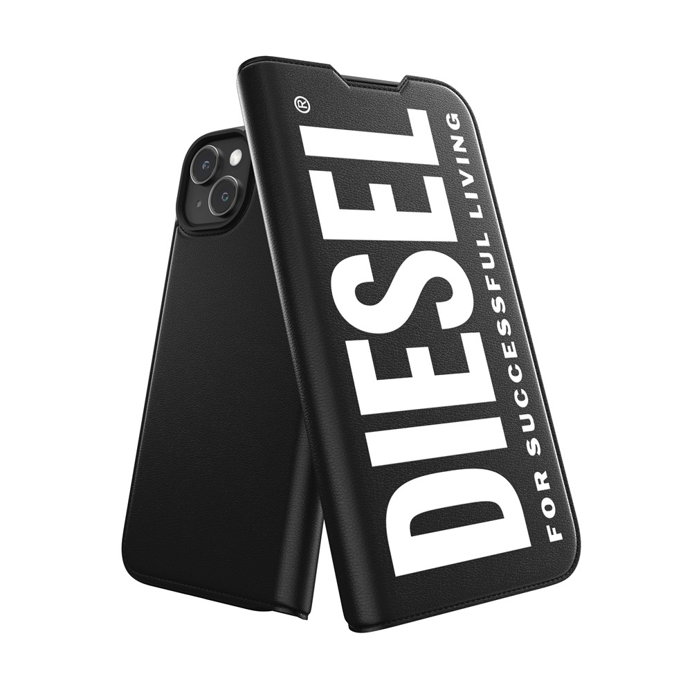 DIESEL ディーゼル iPhone 15 Plus Diesel Booklet Case Core FW23