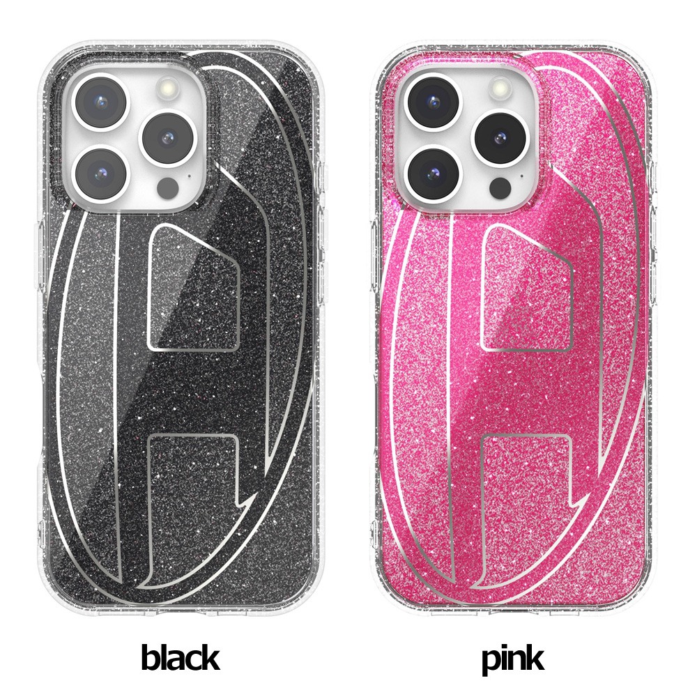 iPhone 16 Pro Diesel Oval D Glitter Case FW24