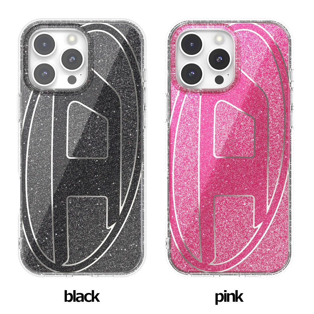 iPhone 16 Pro Max Diesel Oval D Glitter Case FW24