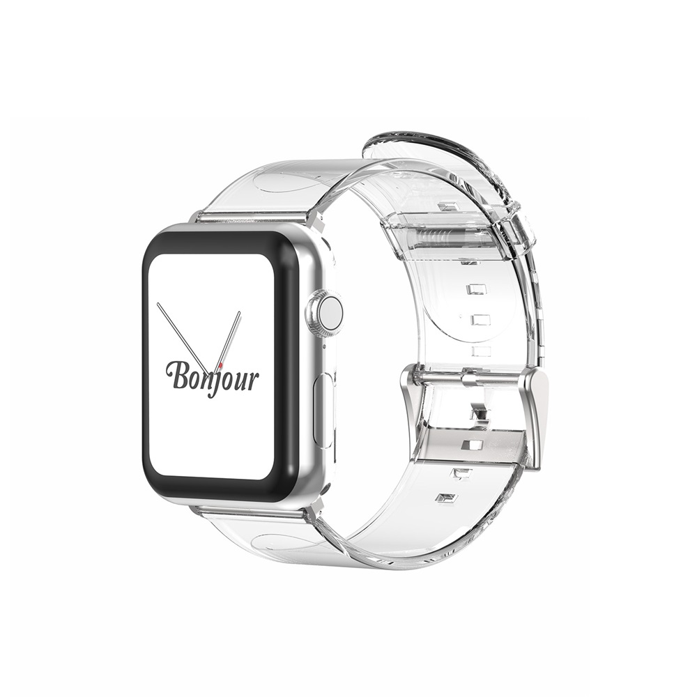 miak ミアック  CLEAR BAND for Apple Watch 45/44/42mm クリア