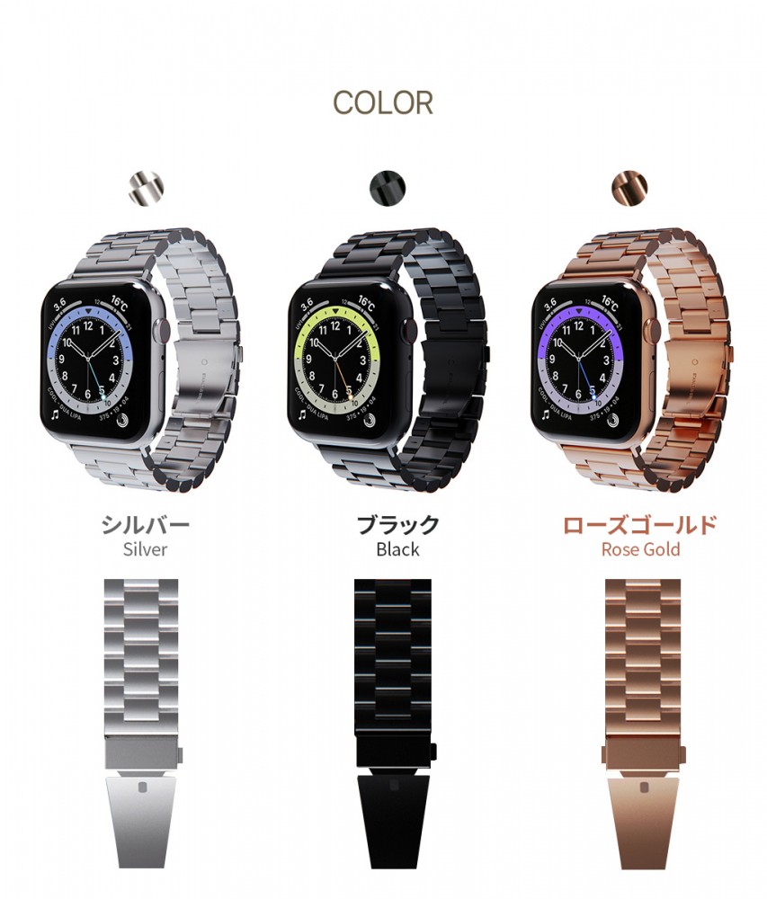 新着商品AppleWatch case シルバー 腕時計 41 / 44 / 45mm 腕時計(デジタル)