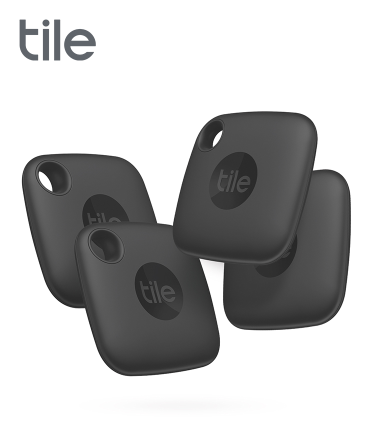 大特価】Tile Mate(2022)ブラック4個 電池交換不可(最大約3年) 4個 