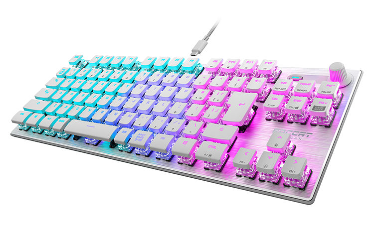 ROCCAT ロキャット Vulcan TKL JP ホワイト コンパクトメカニカル RGB