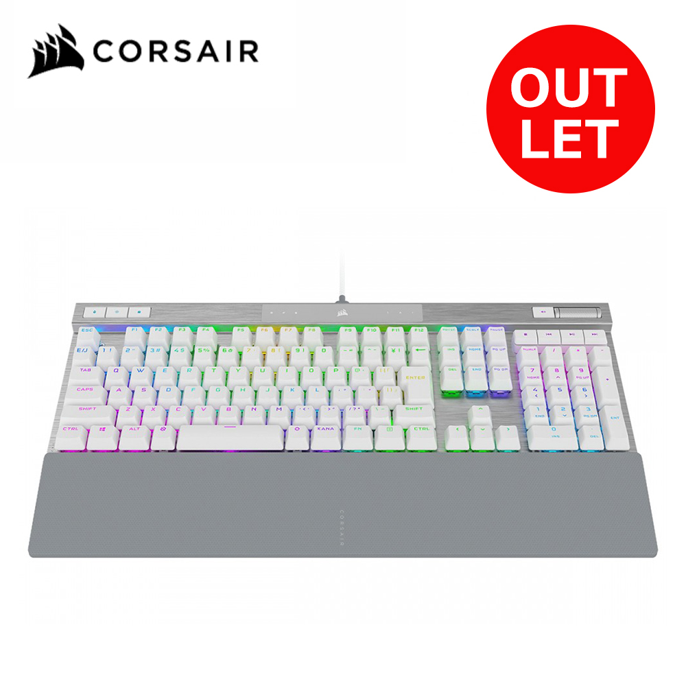 【アウトレット】 Corsair コルセア K70 RGB PRO OPX Gaming Keyboard White -日本レイアウト-