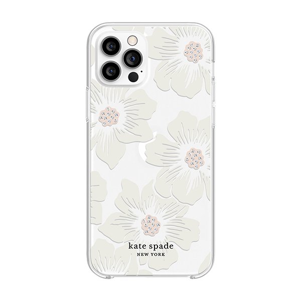 Kate Spade ケイトスペード Iphone12pro Iphone12 Hollyhock Floral Clear ケース 透明 クリア 花 ブランド おしゃれ 可愛い 白 ホワイト Softbank公式 Iphone スマートフォンアクセサリーオンラインショップ