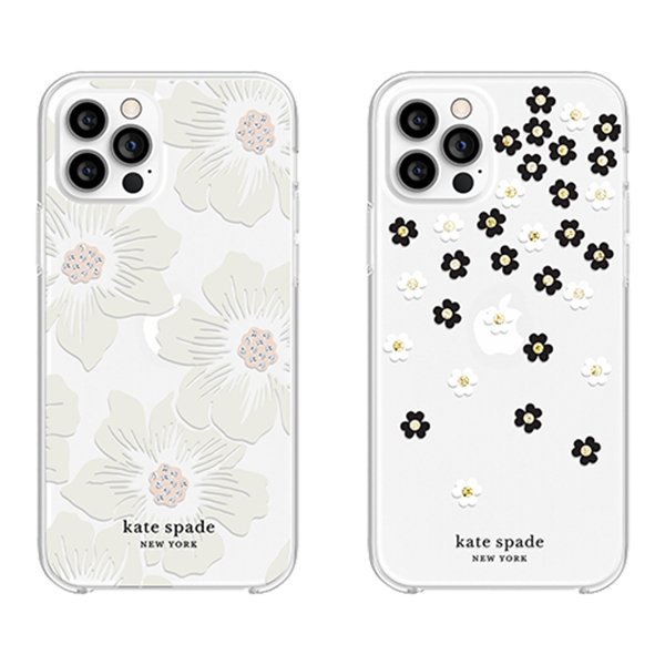 Kate Spade ケイトスペード Iphone12pro Iphone12 Hollyhock Floral Clear ケース 透明 クリア 花 ブランド おしゃれ 可愛い 白 ホワイト Softbank公式 Iphone スマートフォンアクセサリーオンラインショップ