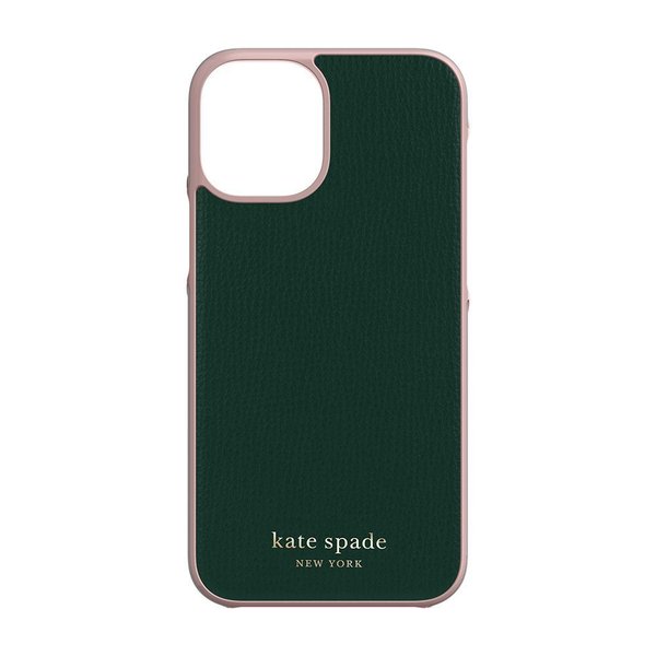 Kate Spade iPhone ケース♠️１２mini ♠️マゼンタピンク・ラメ