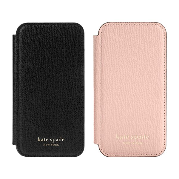 Kate Spade ケイトスペード Iphone12mini Crumbs Black Pc Gold Logo ケース 手帳型 ブランド おしゃれ 可愛い 黒 ブラック Softbank公式 Iphone スマートフォンアクセサリーオンラインショップ