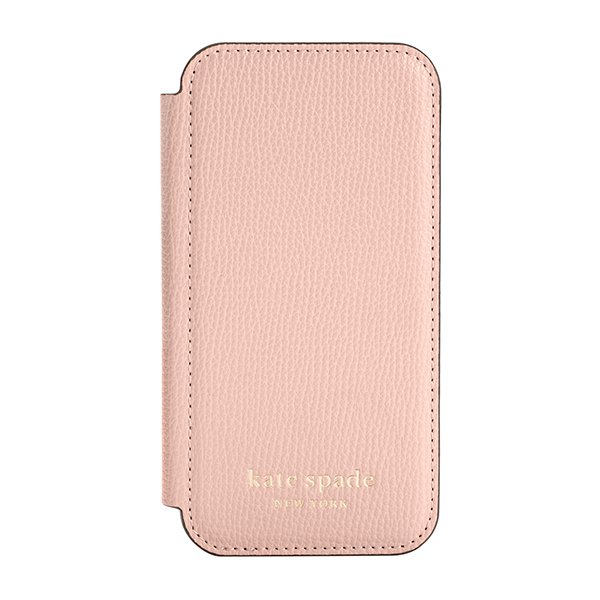 Kate Spade ケイトスペード Iphone12mini Crumbs Pale Vellum Pc Gold Logo ケース 手帳型 ブランド おしゃれ 可愛い ピンク Softbank公式 Iphone スマートフォンアクセサリーオンラインショップ