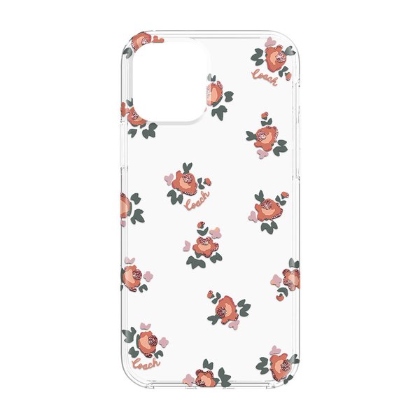 Coach コーチ Iphone12pro Iphone12 ケース Protective Floral Melon Multi ブランド クリア 透明 おしゃれ 可愛い 花 Softbank公式 Iphone スマートフォンアクセサリーオンラインショップ