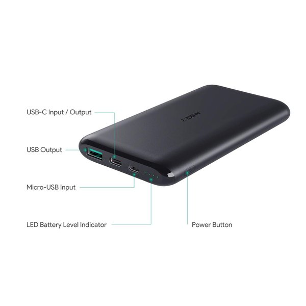 Aukey オーキー モバイルバッテリー Sprint Go 10c 10000mah レッド 赤 Iphone Android タイプa タイプc Softbank公式 Iphone スマートフォンアクセサリーオンラインショップ