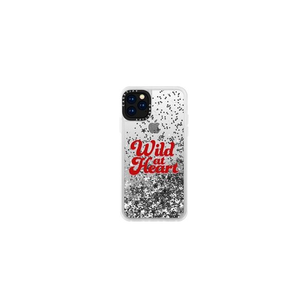 Casetify Iphone11pro Wild At Heart Red Glitter Silver Softbank公式 Iphone スマートフォンアクセサリーオンラインショップ