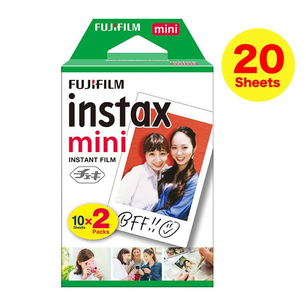 FUJIFILM インスタントカメラ チェキ用フィルム インスタントフィルム instax mini（インスタックス ミニ）10枚×2パック INSTAX  MINI JP SoftBank公式 iPhone/スマートフォンアクセサリーオンラインショップ