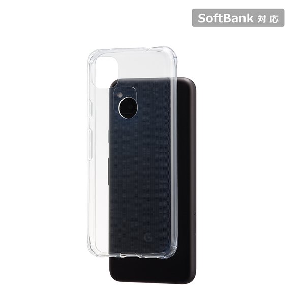 SoftBank SELECTION 耐衝撃抗菌クリアソフトケース for Google Pixel 4a グーグル ピクセル 耐衝撃設計 抗菌ケース  | SoftBank公式 iPhone/スマートフォンアクセサリーオンラインショップ