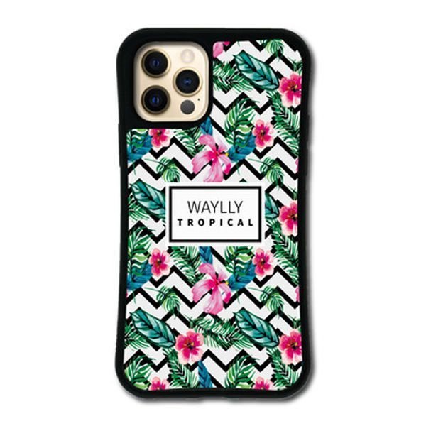 Waylly Mk ウェイリー Iphone12pro Iphone12 アイフォン ケース カバー スマホケース 着せ替え トロピカル ハイビスカス 花 はな 緑 おしゃれ 耐衝撃 くっつく Softbank公式 Iphone スマートフォンアクセサリーオンラインショップ