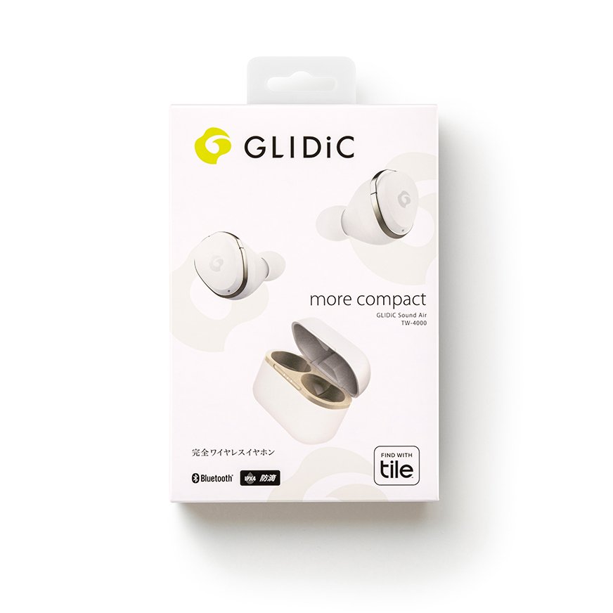 GLIDiC TW-4000s ワイヤレスイヤホン　ホワイト　Bluetooth