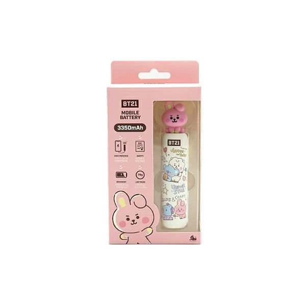 BT21 グッズ 公式 ベビーフェイス モバイルバッテリー COOKY グク 