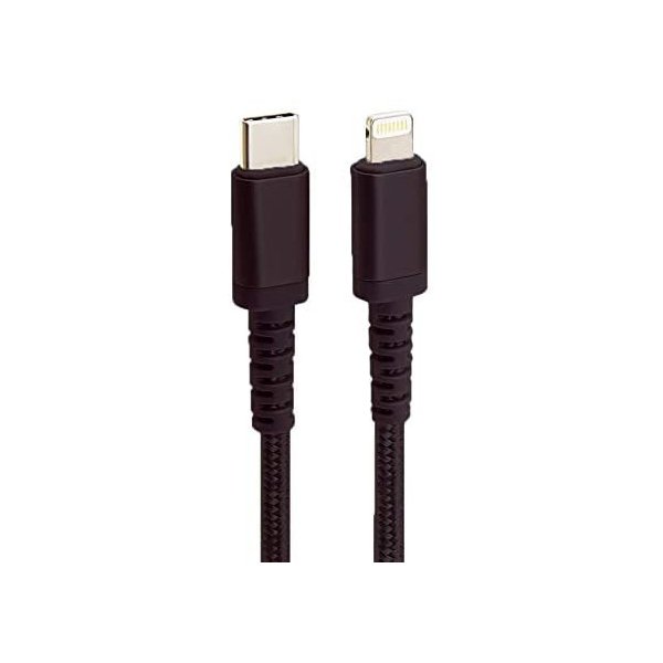 Cio Nylon Toughline Usb C To Lightningケーブル 急速充電ケーブル ライトニングケーブル Iphone タイプc Mfi認証 急速充電 0 2m ブラック Cio Cntpld 02 Bk Softbank公式 Iphone スマートフォンアクセサリーオンラインショップ