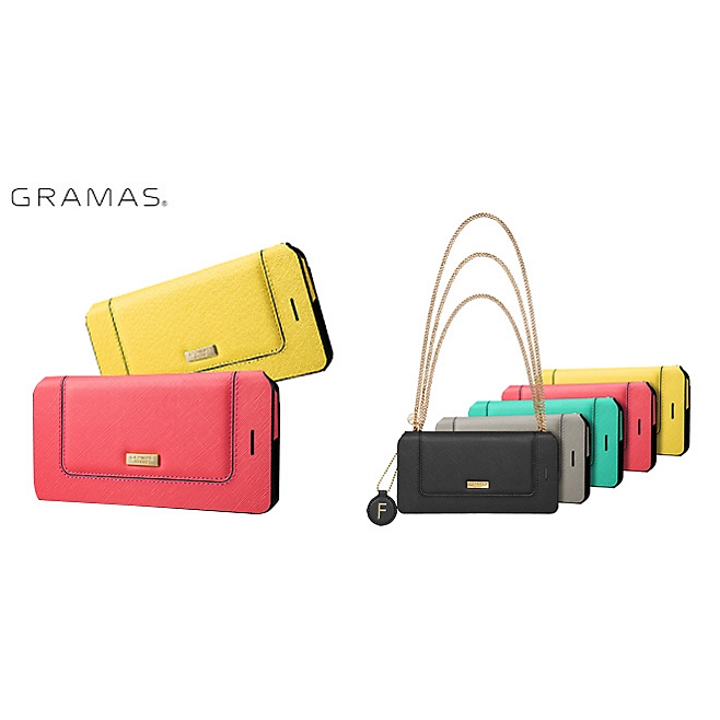 【アウトレット】GRAMAS FEMME SacBag Type Leather Case iPhone 7 Plus Turquoise