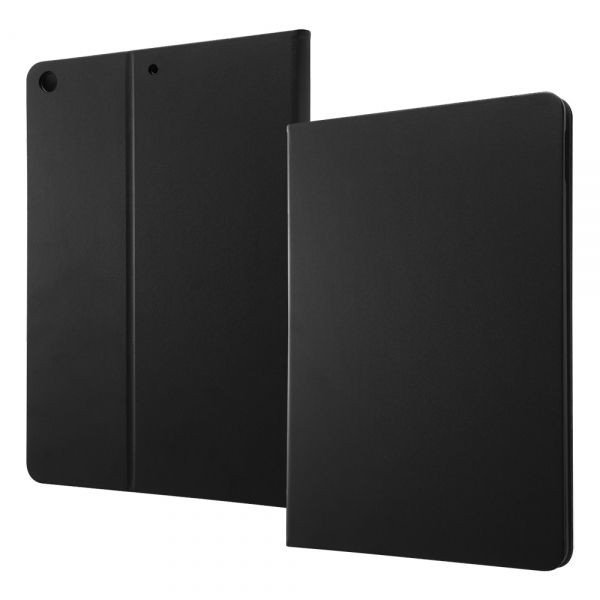 ray-out iPad 第8世代 第7世代 レザーケース スタンド機能付き ブラック