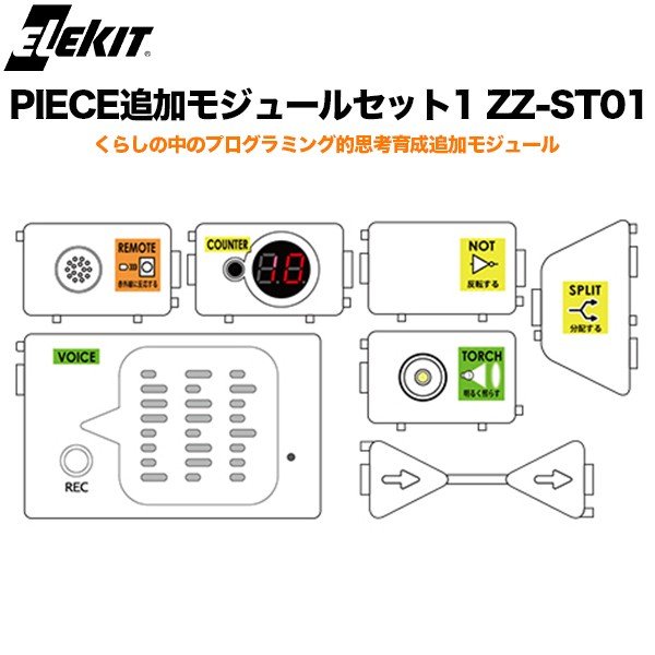 PIECE追加モジュールセット1 エレキット イーケイジャパン ZZ-ST01 