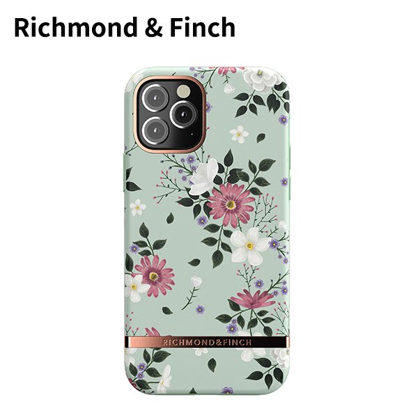 Richmond Finch リッチモンド フィンチ Iphone12pro Iphone12 アイフォン ケース カバー スマホケース Mint ミント 緑 花 ブランド おしゃれ Softbank公式 Iphone スマートフォンアクセサリーオンラインショップ