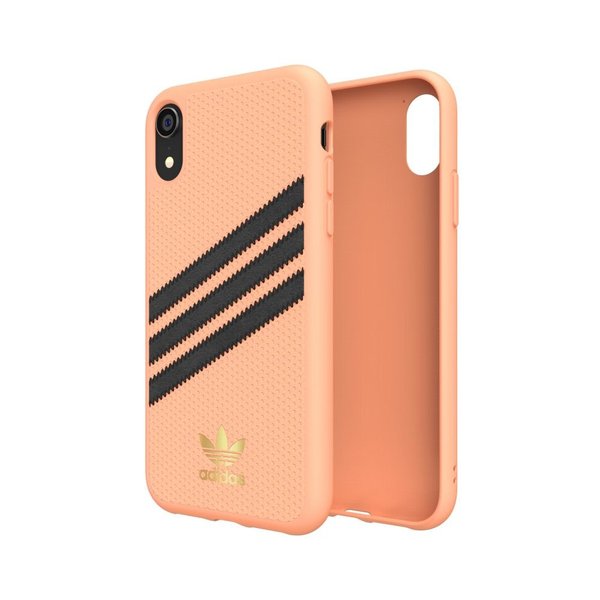 アディダス Adidas Iphone Xr ケース Or Moulded Case Pu Women Clear Pink Softbank公式 Iphone スマートフォンアクセサリーオンラインショップ