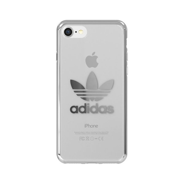 adidas iPhone 7/8 OR-clear case - Silver logo