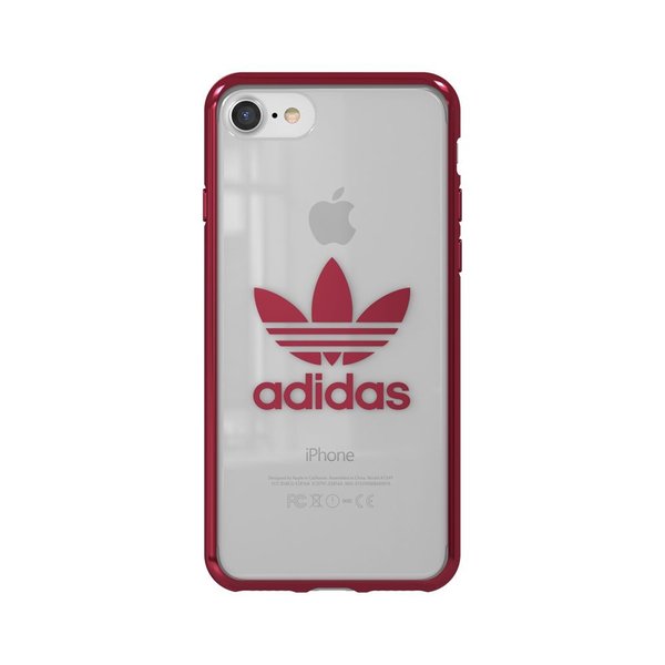 adidas iPhone 7/8 OR-clear case Silver logo | SoftBank公式 iPhone /スマートフォンアクセサリーオンラインショップ