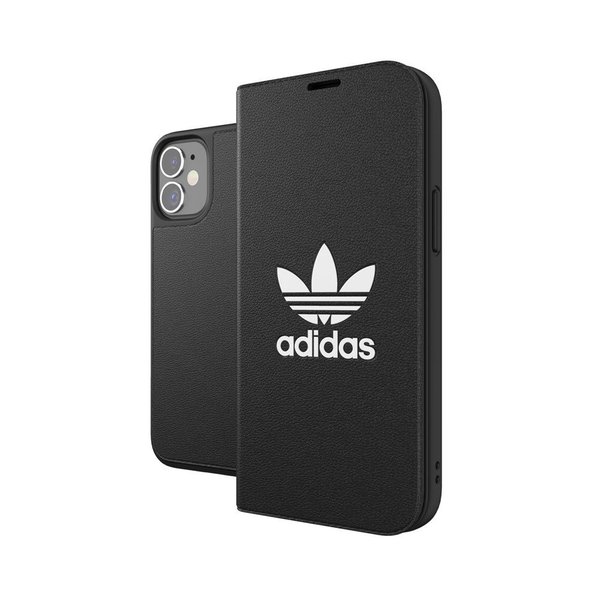 Adidas アディダス Iphone12mini アイフォン ケース カバー スマホケース Adidas Or Booklet Case Trefoile Fw Black White ブラック ホワイト 黒 白 ロゴ Softbank公式 Iphone スマートフォンアクセサリーオンラインショップ