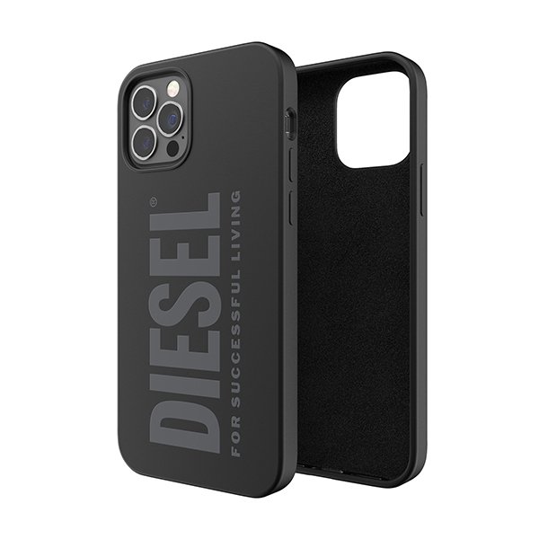 Diesel ディーゼル Iphone 12 Iphone 12 Pro Silicone Case Ss21 ブラック Softbank公式 Iphone スマートフォンアクセサリーオンラインショップ